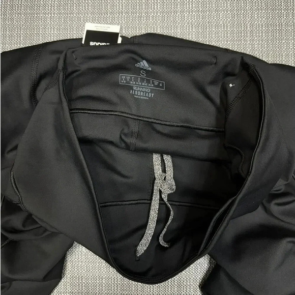 NWT Adidas Women's Small How We Do Black High Rise Long Tights Leggings - Picture 6 of 11